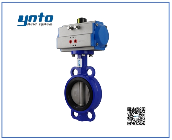 氣動(dòng)蝶閥(無(wú)靠背?對(duì)夾式)